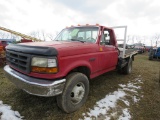 1994 Ford Dually Truck w/10ft Flatbed