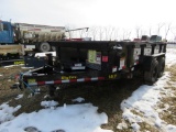 2022 Big Tex 14ft Dump Trailer w/Pintle Hitch