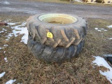 2 Tires and Rims 11.2-24
