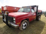 1978 Chevrolet Dually Truck w/7ft Dump Box & Snowplow