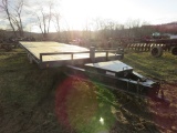 2011 PJ 22ft Hydraulic Tilt T/A Bumper Hitch Trailer