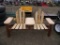 Double Wooden Seat