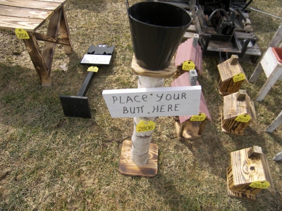 Wood Butt Stand