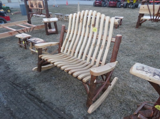Wood 51in Rocker