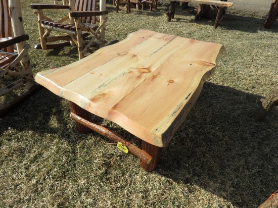 Wood 48in Coffee Table