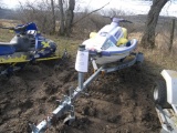 1995 Yamaha Waveraide Jet Ski & 2011 Sp Constr Trailer