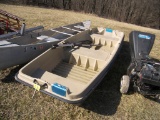 12ft Plastic Row Boat