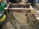 Wood Box With Legs