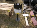 Wood Old Bat Stand