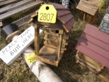 Wood Log House Bird House