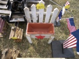 Wood Picket Fence Planter
