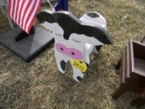 Wood Planter Cow