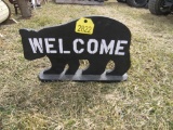 Wood Welcome Sign