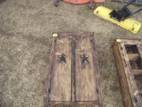 Wooden Cupboard with Stars