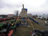 Swing Set with Treehouse