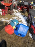 Three Gas Cans