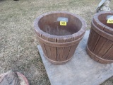 Concrete Wicker Planter