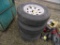 Four 205-75-15 Tires & Rims