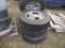 Six 245-70-17 Tires & Rims