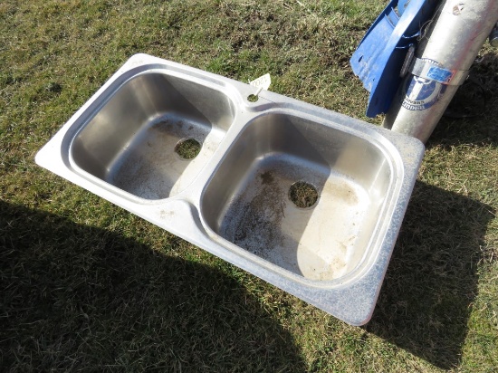 Two Bay SS Sink
