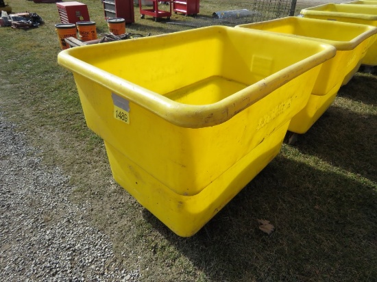 2ft x 3ft x 2ft Plastic Bin on Wheels