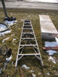 White 8ft Step Ladder