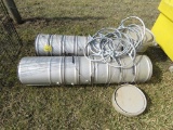 5 Metal Gal Bucket with Lids