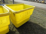 2ft x 3ft x 2ft Plastic Bin on Wheels