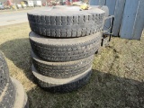 4 Tire and Rims 11R24.5