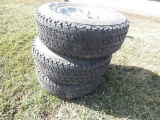 Three 30 x 9.5R15 Tires & Rims