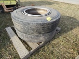 2 Tires & Rims 10R22.5 & 4 Rims