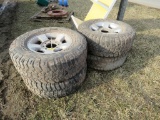 4 Tires and Rims LT285/70R17