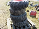 Four 10-16.5 Tires & Rims