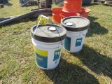 Two 5 Gal JD Torq-Gard 10W 30 Motor Oil