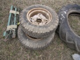 Two 6-12 Tires with Rims