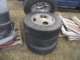 Six 245-70-17 Tires & Rims