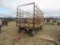 16ft Wooden Hay Wagon w/Sides & 6 ton Gear