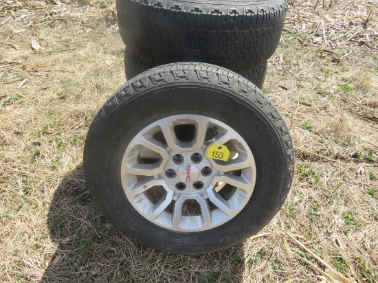 4 Tires 265/65R18 and Rims