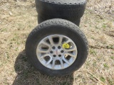4 Tires 265/65R18 and Rims