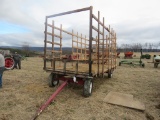 16ft Wooden Hay Wagon w/Sides & 6 ton Gear