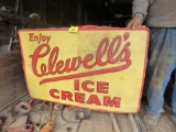 Celewell's Ice Cream Sign