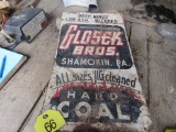 Glosek Bros. Shamokin, PA Sign