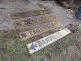 Danville Road Sign