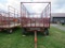 Stoltzfus 9ft x 18ft Metal Rack Hay Wagon w/Heavy Kory 6092 Gears