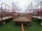8ft x 18ft Metal Rack Hay Wagon w/Heavy Kory 6872 Gears