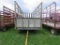 9ft x 20ft Wooden Rack Hay Wagon w/NH Running Gears