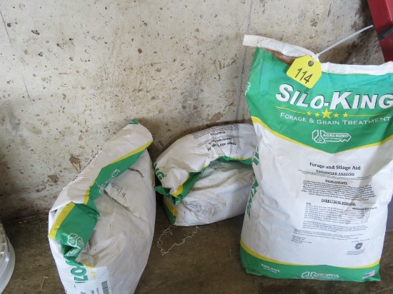 3 Partial Bags of Silo King Forage Treatment