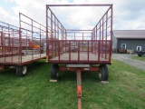 Stoltzfus 9ft x 18ft Metal Rack Hay Wagon w/Heavy Kory 6092 Gears
