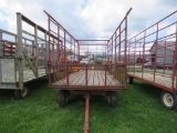 Pequea 8ft x 18ft Metal Hay Wagon w/Heavy Pequea 806 Gears
