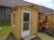 80inch X 80inch Wood Building w/Front & Rear Tow Hooks